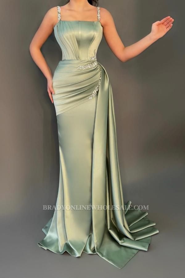 Sage Evening Dresses Cheap | Prom dresses long glitter