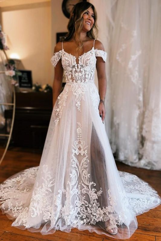 Designer Wedding Dresses | Wedding dresses A line lace