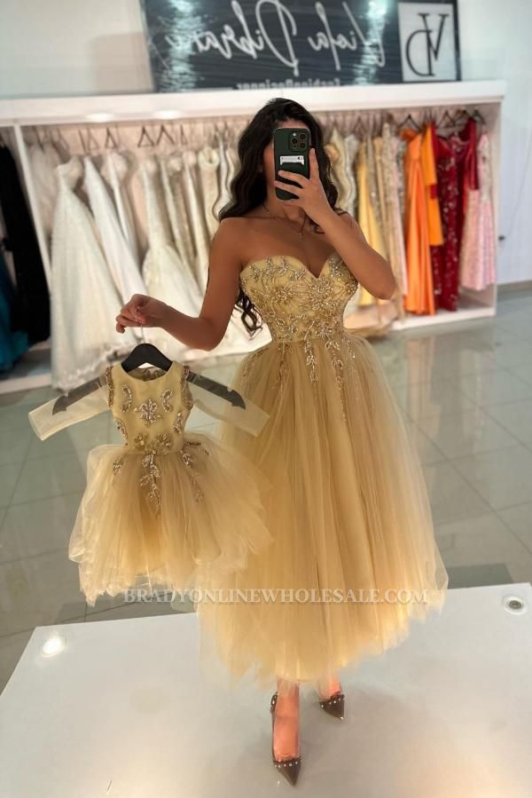 Gold Cocktail Dresses Party Dresses Short Ball Gowns Cheap