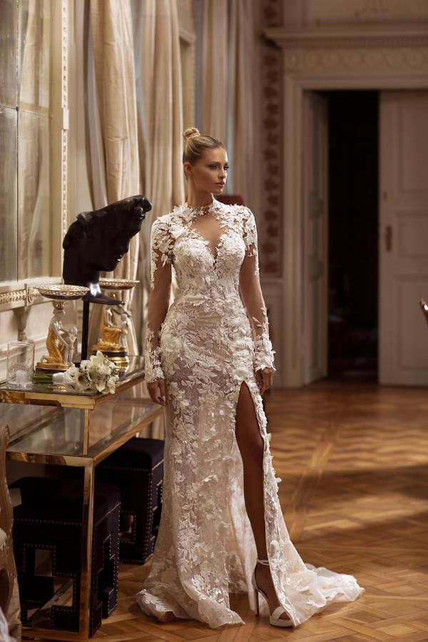 Two Piece Wedding Dresses A Line Lace | Wedding dresses with sleeves