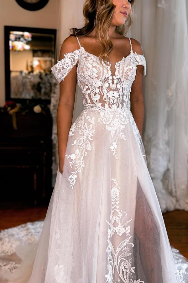 Designer Wedding Dresses | Wedding dresses A line lace