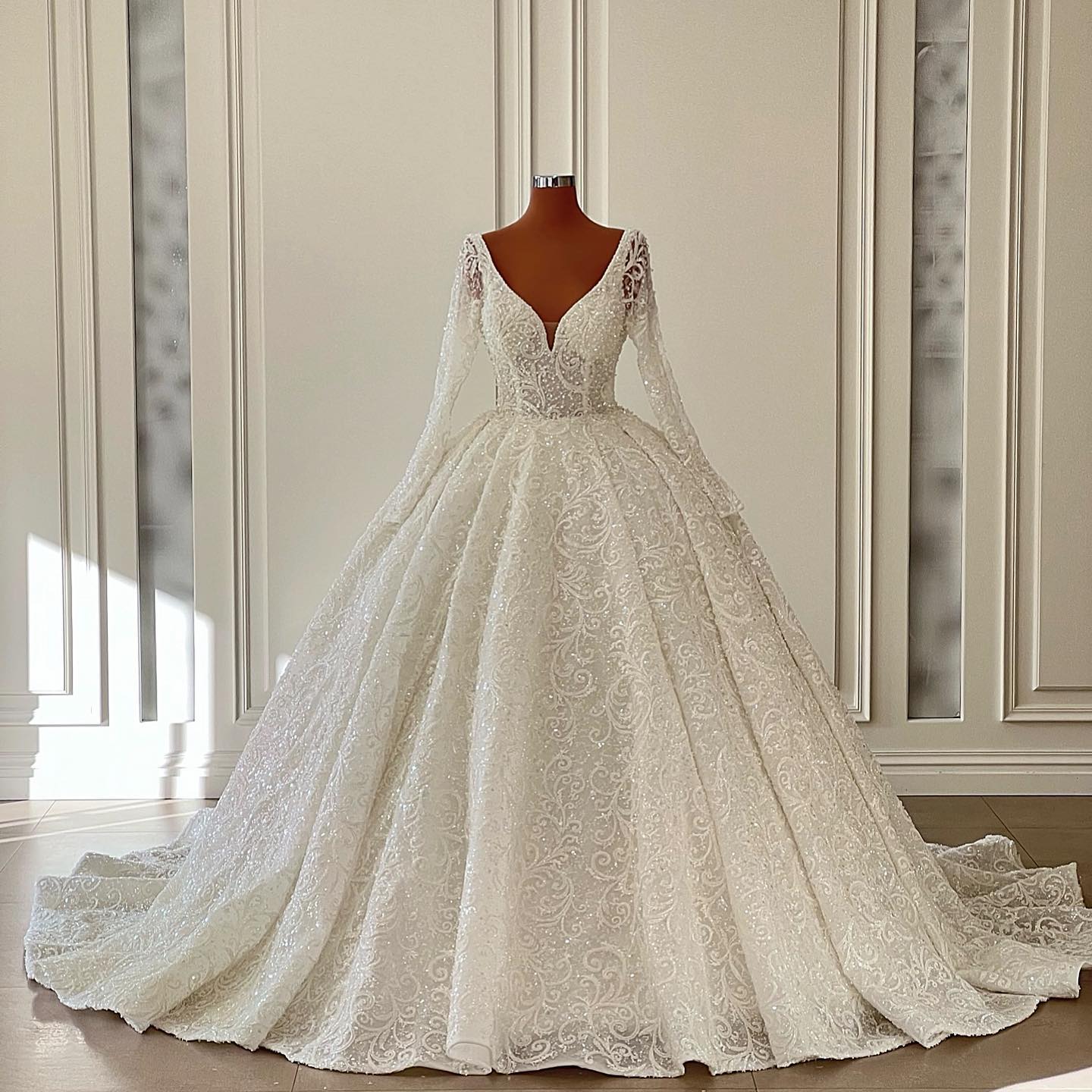 Wedding Dresses A Line Lace | Wedding dresses with sleeves