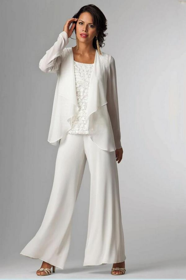 Women's Dressy Pant Suits for Mother of the Bride Daily Wear