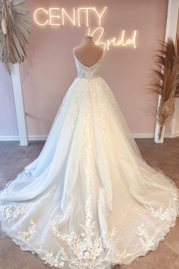 Simple Wedding Dresses A Line | Boho wedding dresses with lace