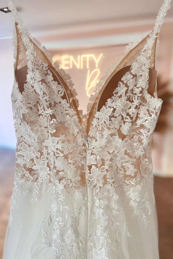 Elegant wedding dresses A line | Wedding dresses with lace