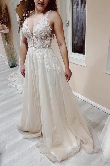 Designer Wedding Dresses Simple | Wedding dresses A line lace_1