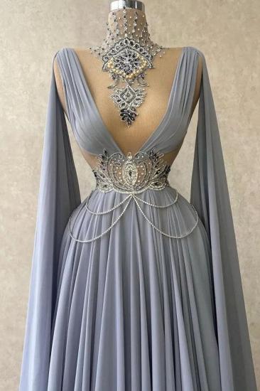 Beautiful Evening Dresses Long Chiffon | Prom dresses with glitter_2