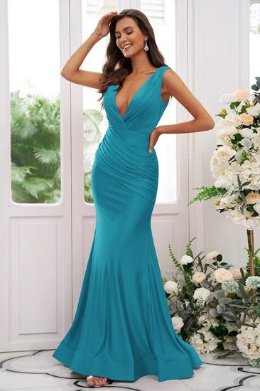 Fuchsia Bridesmaid Dresses Long | Simple evening dress_14