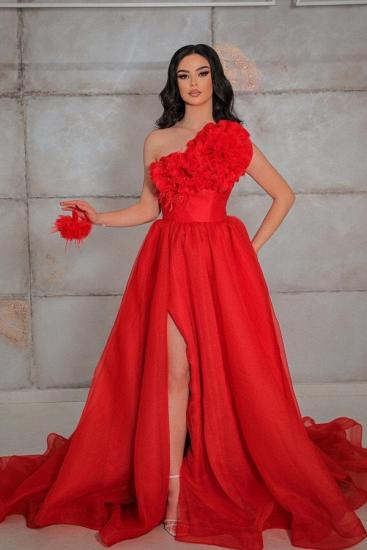Simple evening dresses long red | Evening wear prom dresses cheap_1
