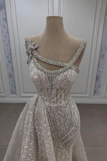 Luxury Evening Dresses Long Glitter Prom Dresses Ball Gown White_2