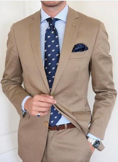 Classy Men Business Suits for Groom Tuxedo | 2Piece Bridegroom Outfit Slim Fit Men Suits_1