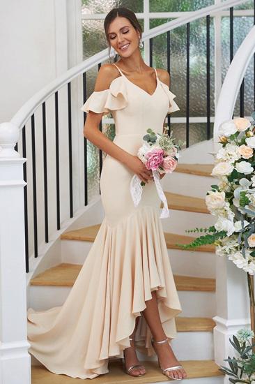 Sexy Bridesmaid Dresses Hi-lo | Simple dresses for bridesmaids_4