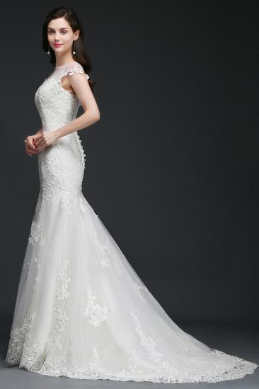 ANAYA | Mermaid Jewel Tulle Wedding Dress With Lace_6