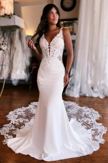 Elegant Wedding Dresses With Lace | Wedding dresses mermaid_1