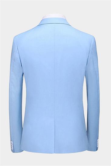 Classic Sky Blue Mens Suits | Three Piece Mens Suits on Sale_2