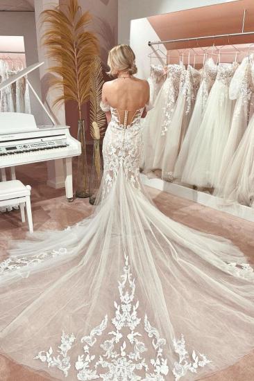 Beautiful lace wedding dresses | Wedding dresses mermaid style_2
