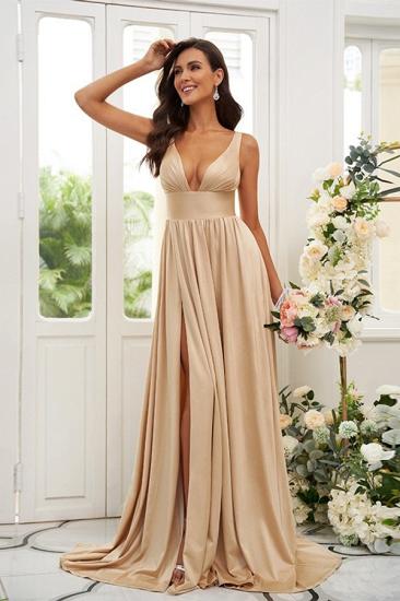 Gold Long Bridesmaid Dresses Cheap | Dresses for bridesmaids_8