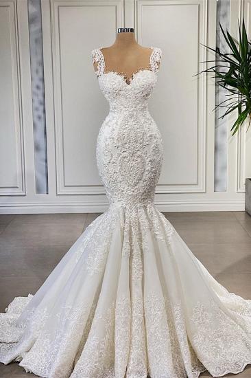 Vintage Mermaid Lace Wedding Dress | Lace Mermaid Wedding Dress_1