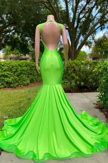 Orange Evening Dresses Long V Neckline | Glitter prom dresses_5