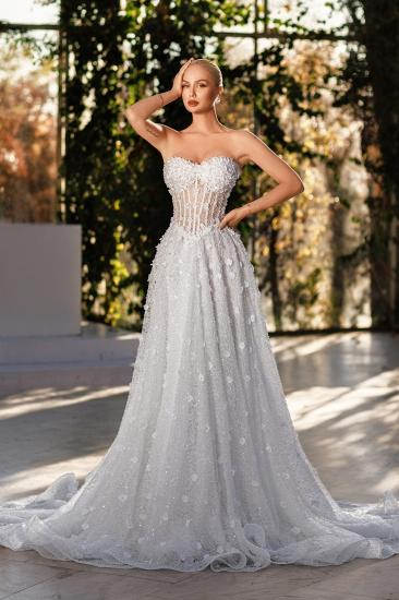Empire Wedding Dresses A Line Lace Wedding Dresses Cheap Online_3
