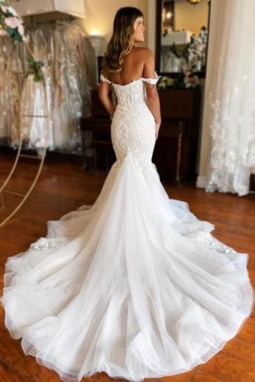 Elegant wedding dresses with lace | Wedding dresses mermaid style_2
