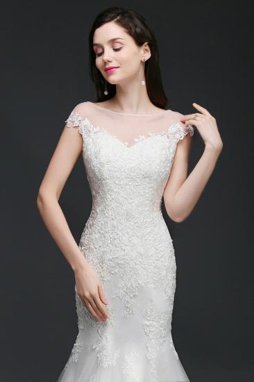 ANAYA | Mermaid Jewel Tulle Wedding Dress With Lace_5
