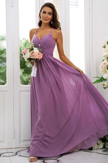 Simple Bridesmaid Dresses Long | Lilac bridesmaid dresses_4