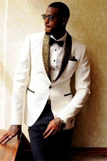Wedding Suits Groom Mens Suits | Best Mens Tuxedos in Formal Jacquard_1