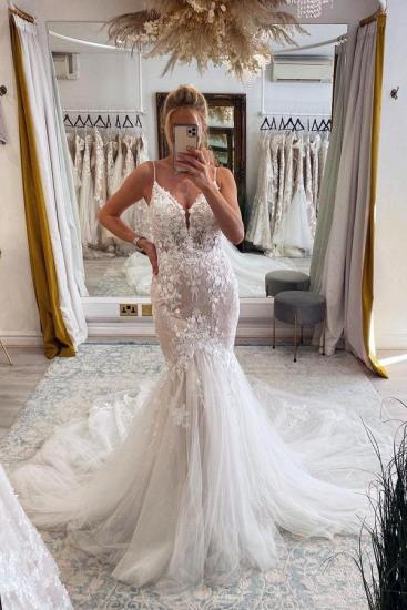 Elegant Mermaid Wedding Dresses | Wedding dresses with lace_1