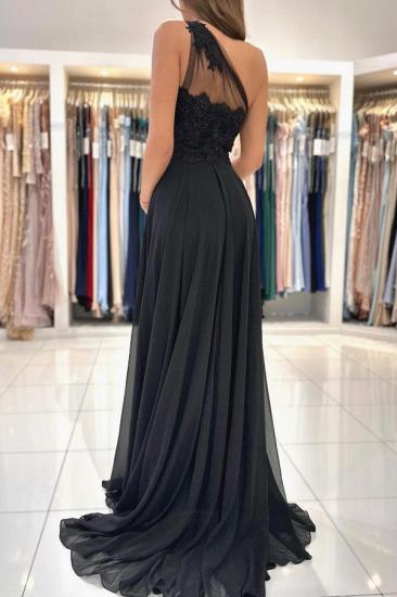Designer Evening Dresses Long Black | Lace prom dresses_2