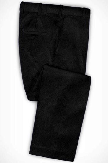 Finn Black Blend Business Mens Suit |  Slim Fit Tuxedo Set of 2_3