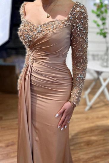 Beautiful evening dresses with sleeves | Long Prom Dresses Cheap_2