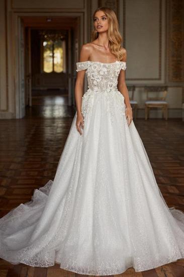 Designer Wedding Dresses With Glitter | Wedding dresses A line lace