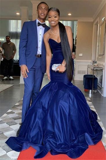 Christopher Navy Two Piece Mens Fashion Prom Suit_1