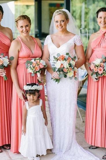 Peach Coral Infinity Bridesmaid Dress In   53 Colors_1