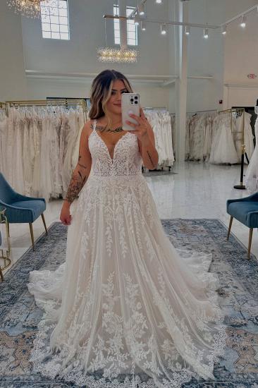 Beautiful Wedding Dresses A Line Lace Wedding Dresses Cheap