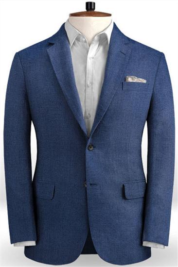 Navy Blue Mens Suit Wedding Groom Suit | Tuxedos Slim Fit Best Man Prom Blazer_1