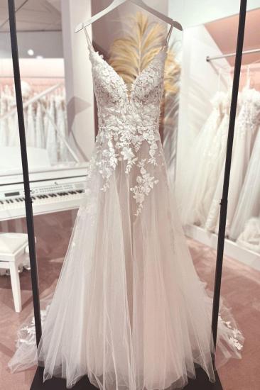 Boho Wedding Dresses A Line Lace | Designer Wedding Dresses Cheap_1