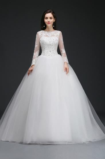 AMARIS | Ball Gowns Court Train Tulle Gorgeous Wedding Dresses with Crystal
