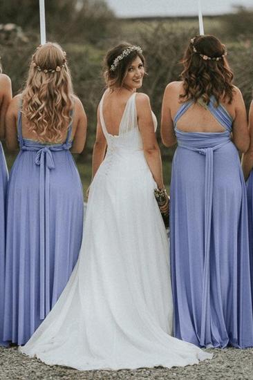 Dusty Blue Infinity Bridesmaid Dress In   53 Colors_4