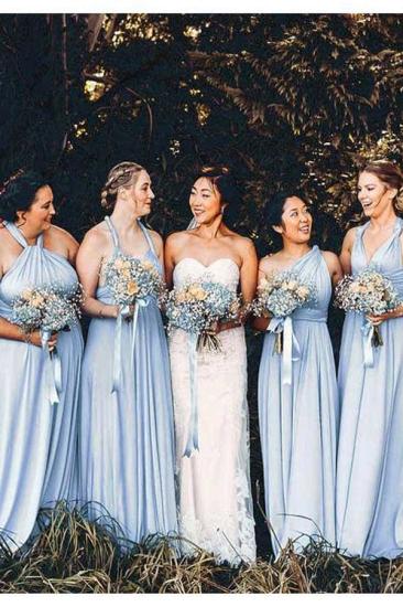 Baby Blue Infinity Bridesmaid Dress In   53 Colors_4