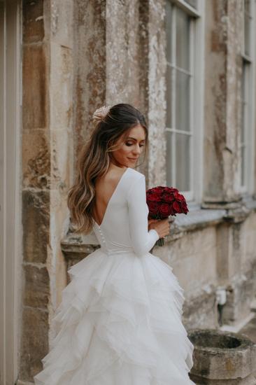 Elegant Applique Wedding Dresses | Side slit Mermaid Sleeveless Floral Bridal Gowns_4