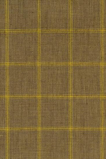 Gold Brown Plaid Prom Suits For Men Online | High Quality 2 Piece English Suits_4