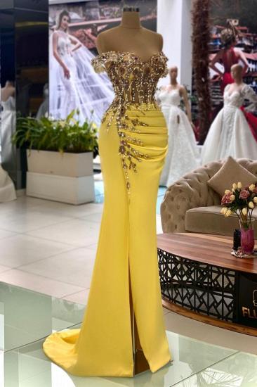 Elegant Evening Dresses Long Gold | Glitter prom dresses