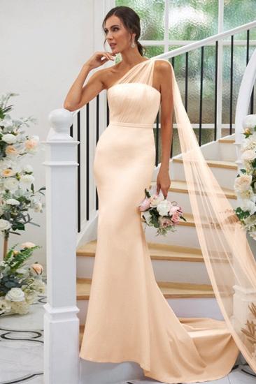 Designer Bridesmaid Dresses Cheap | Pink maid of honor dresses long_14