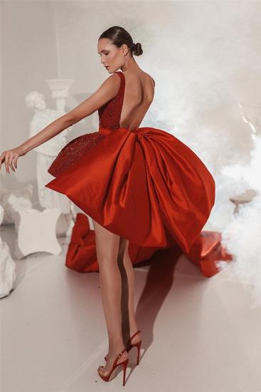 Red Cocktail Dresses Short | Glitter prom dresses_2