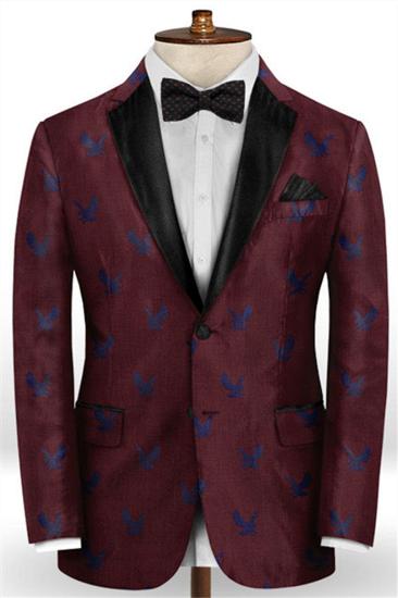 Mens Burgundy Prom Tuxedo |  Youth Mens Suits Online