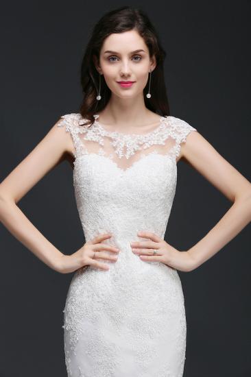 ANNALEE | Mermaid Sweep Train Elegant Wedding Dress With Lace_6