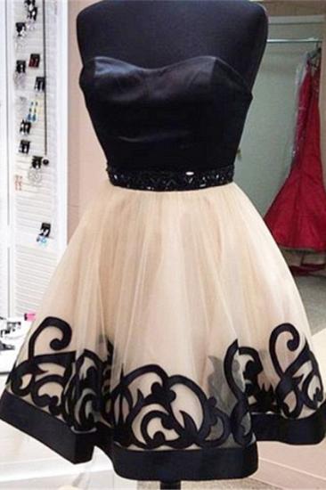 Simple Cute Sweetheart Mini Homecoming Dress Popular Cheap Tulle Short Dress Under 100_1