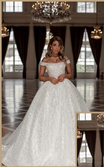 Designer wedding dresses glitter | Princess Wedding Dresses Cheap_1